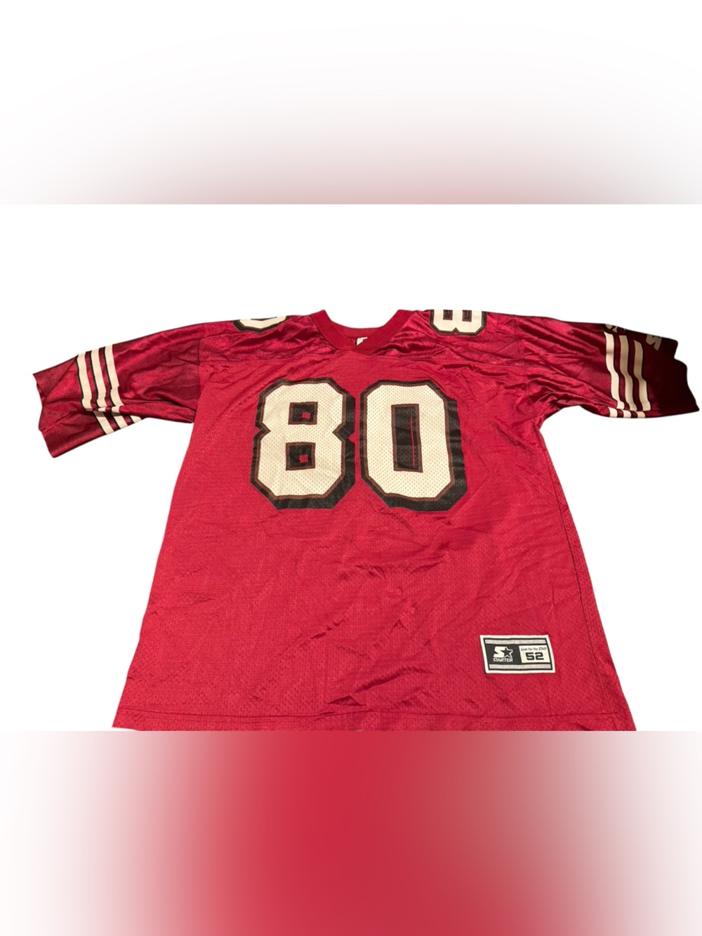 Vintage Starter San Francisco 49er Jerry Rice Jersey Mens size XL 52